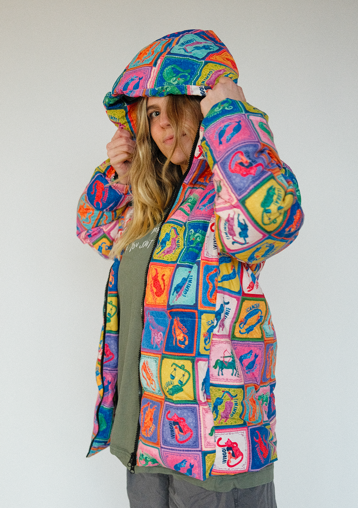 ZODIAC QUILT PUFFER JACKET