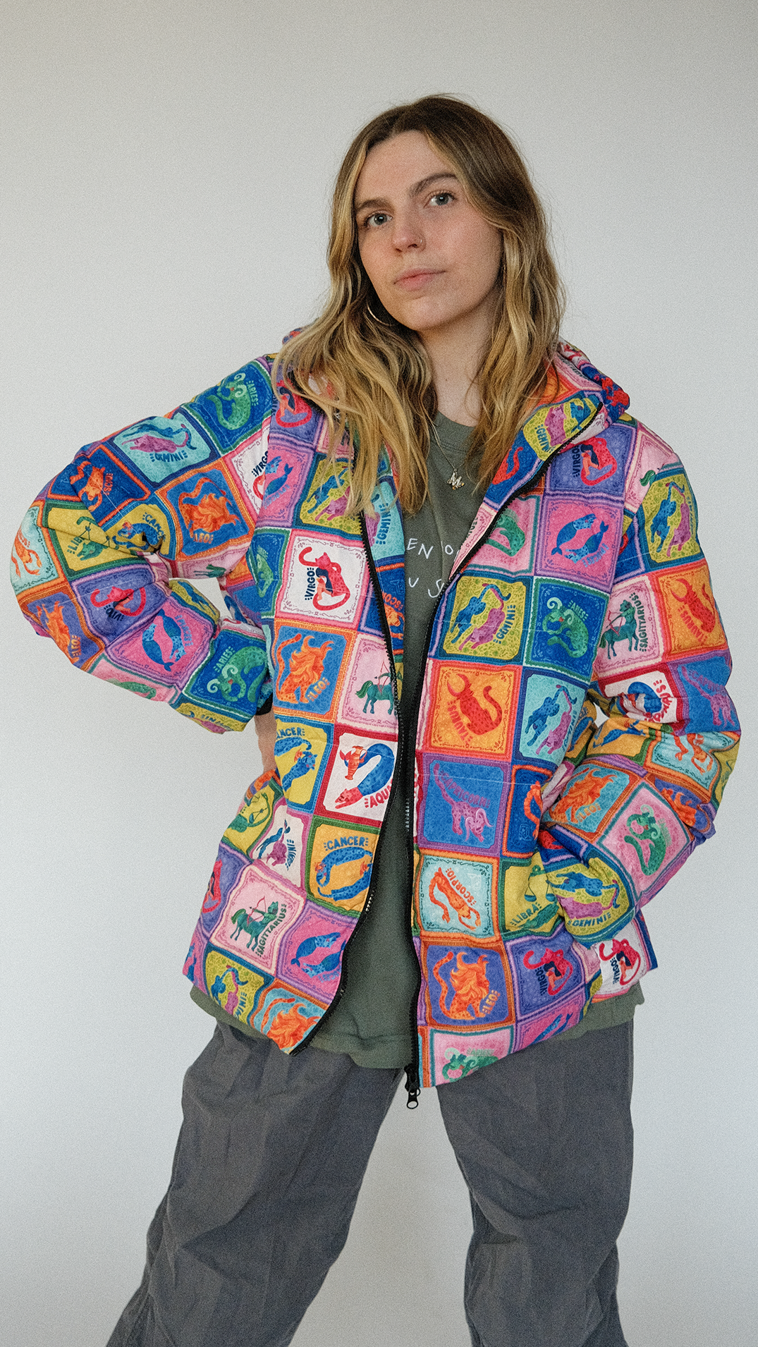 ZODIAC QUILT PUFFER JACKET