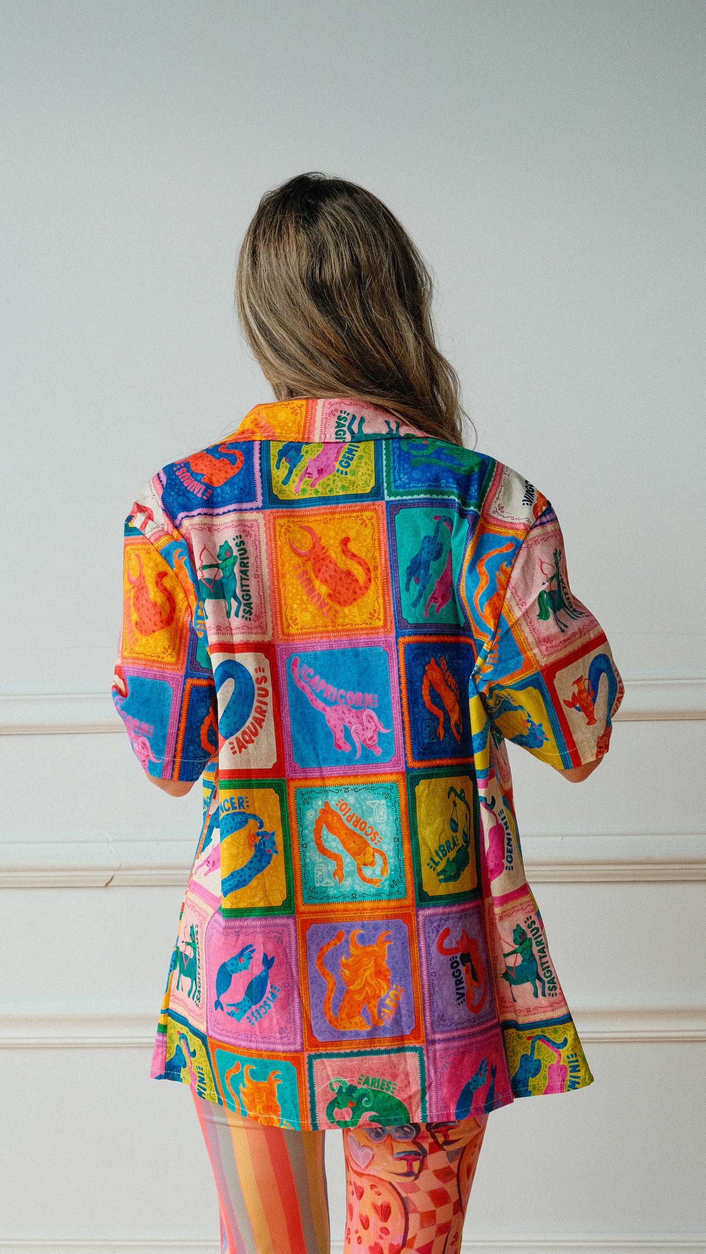 ZODIAC QUILT BUTTON UP